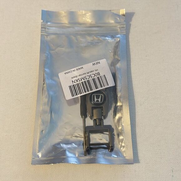 Honda Key Fob Keychain in Black Metal NWT - Picture 4 of 4